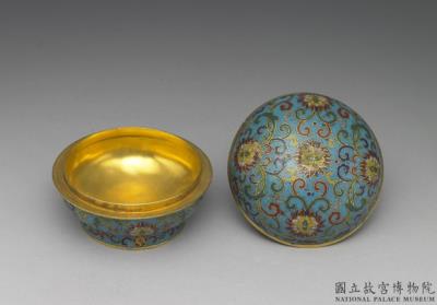 图片[2]-Copper box in cloisonne enamels, Qing dynasty, Qianlong reign (1736-1795)-China Archive